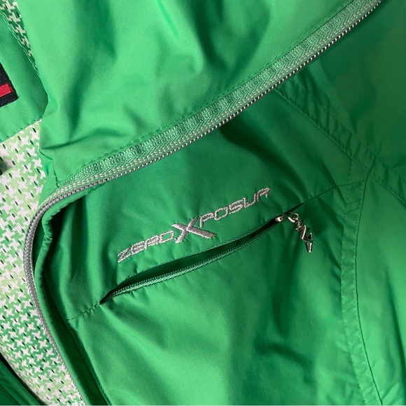 Zero Exposure Green Ski Jacket / Size M - Picture 4 of 10